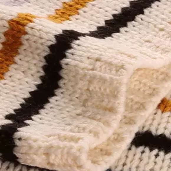 Rainbow Striped Long sleeve Knit Sweater - Picture 10 of 11